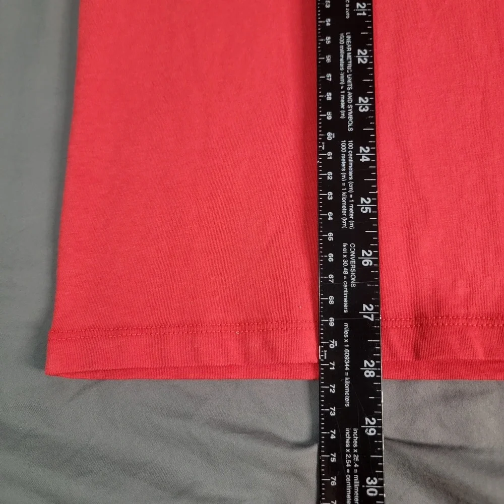 New Polo Ralph Lauren Jersey T Shirt Hoodie Men's Medium Red Lightweight NWT